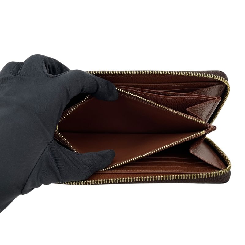 Louis Vuitton Zippy Wallet M42616 - Brown Monogram Canvas