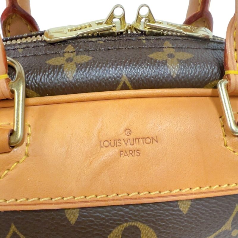 Louis Vuitton Trueville M42228 Monogram Canvas Handbag - Brown & Gold
