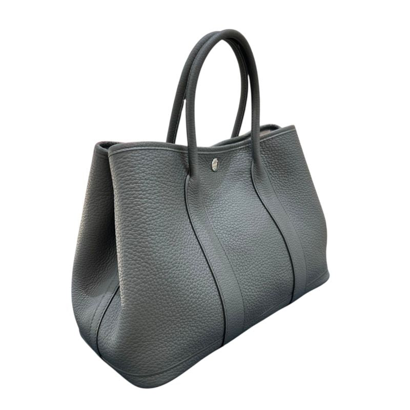 HERMES Garden Party TPM Tote Bag in Veil Amande - D Stamp