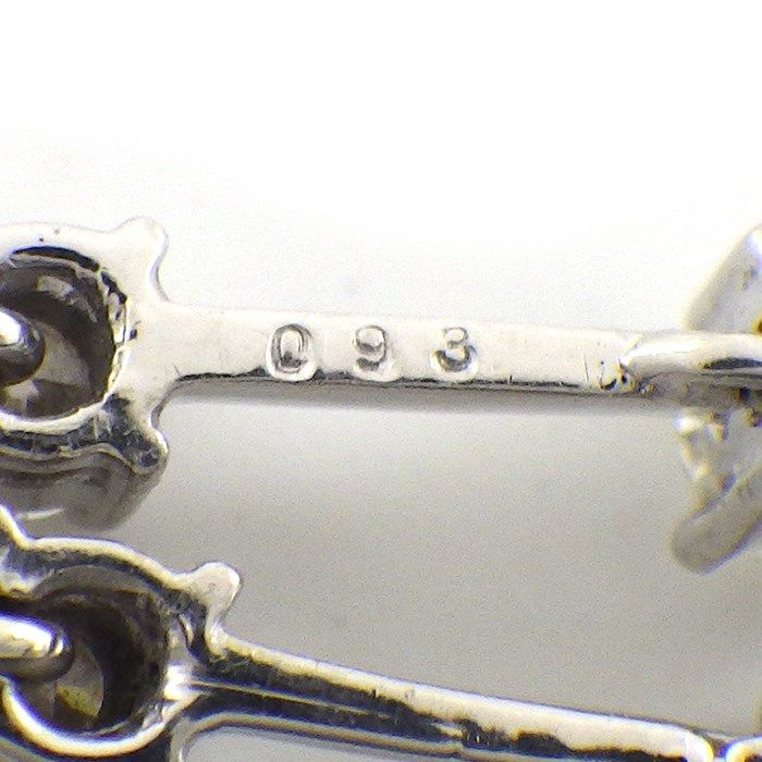 Heart Motif Diamond Drop Earrings in K18 White Gold - 0.93ct