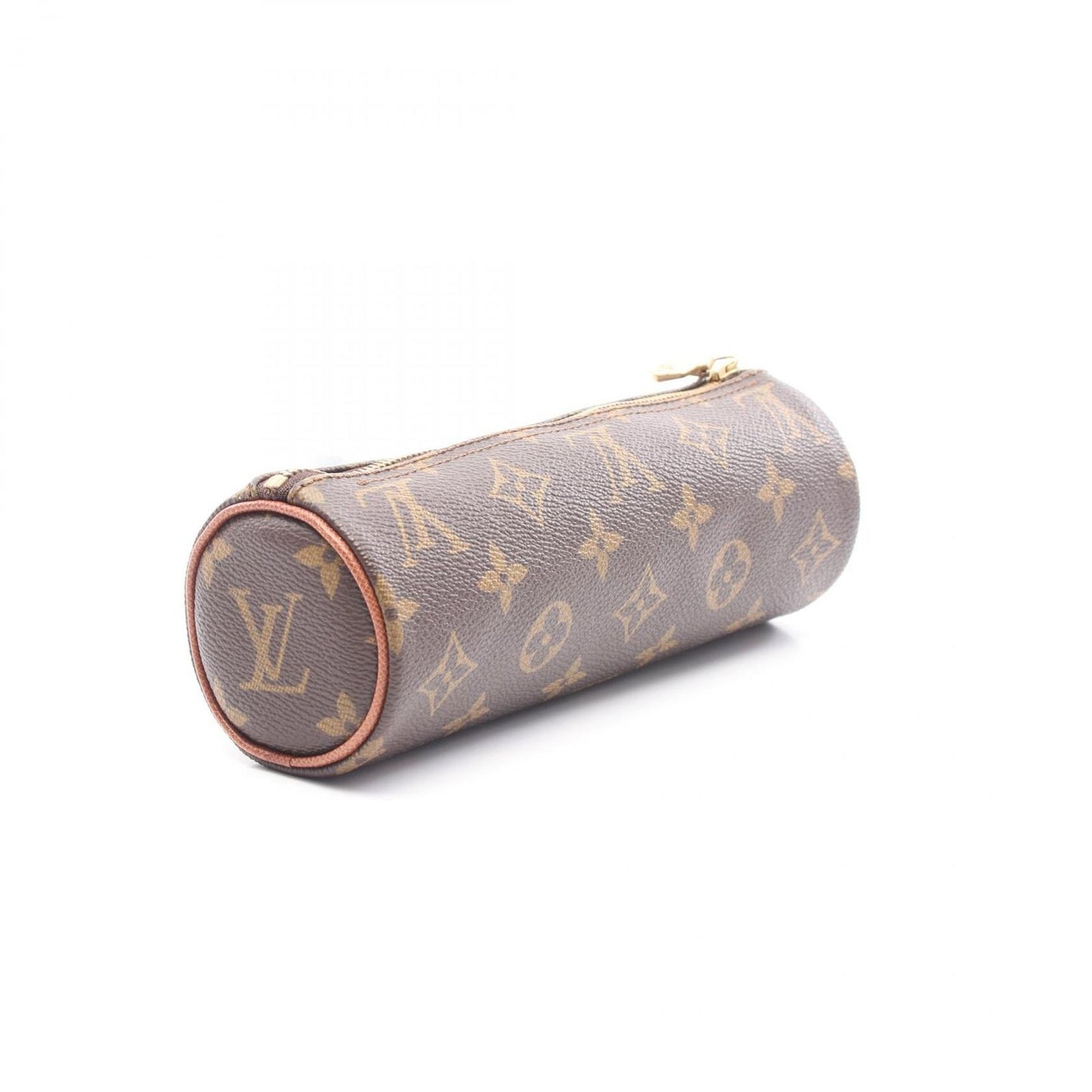 Louis Vuitton Trousse Ronde Pouch - Timeless Elegance in Brown