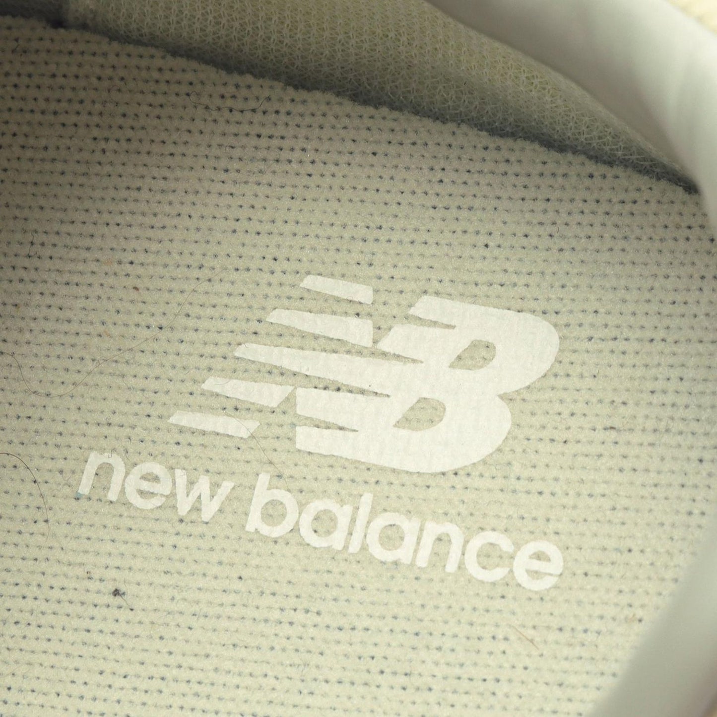 NEW BALANCE x AURALEE Leather Sneakers in Light Green - Exclusive Edition