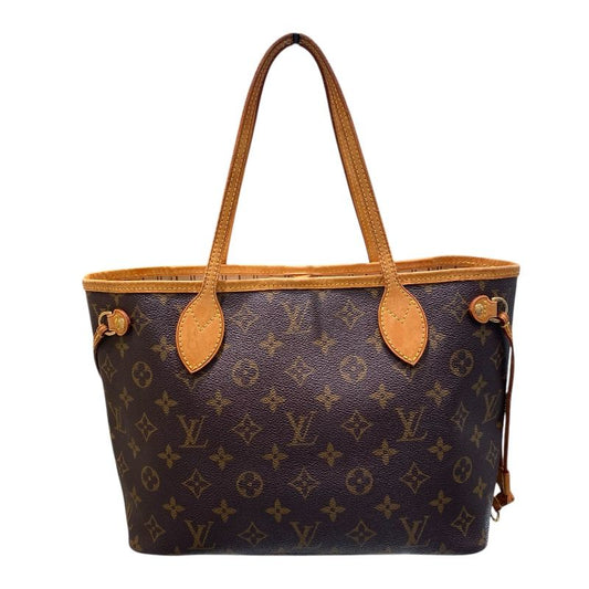 Louis Vuitton Neverfull PM Monogram Tote Bag - Brown