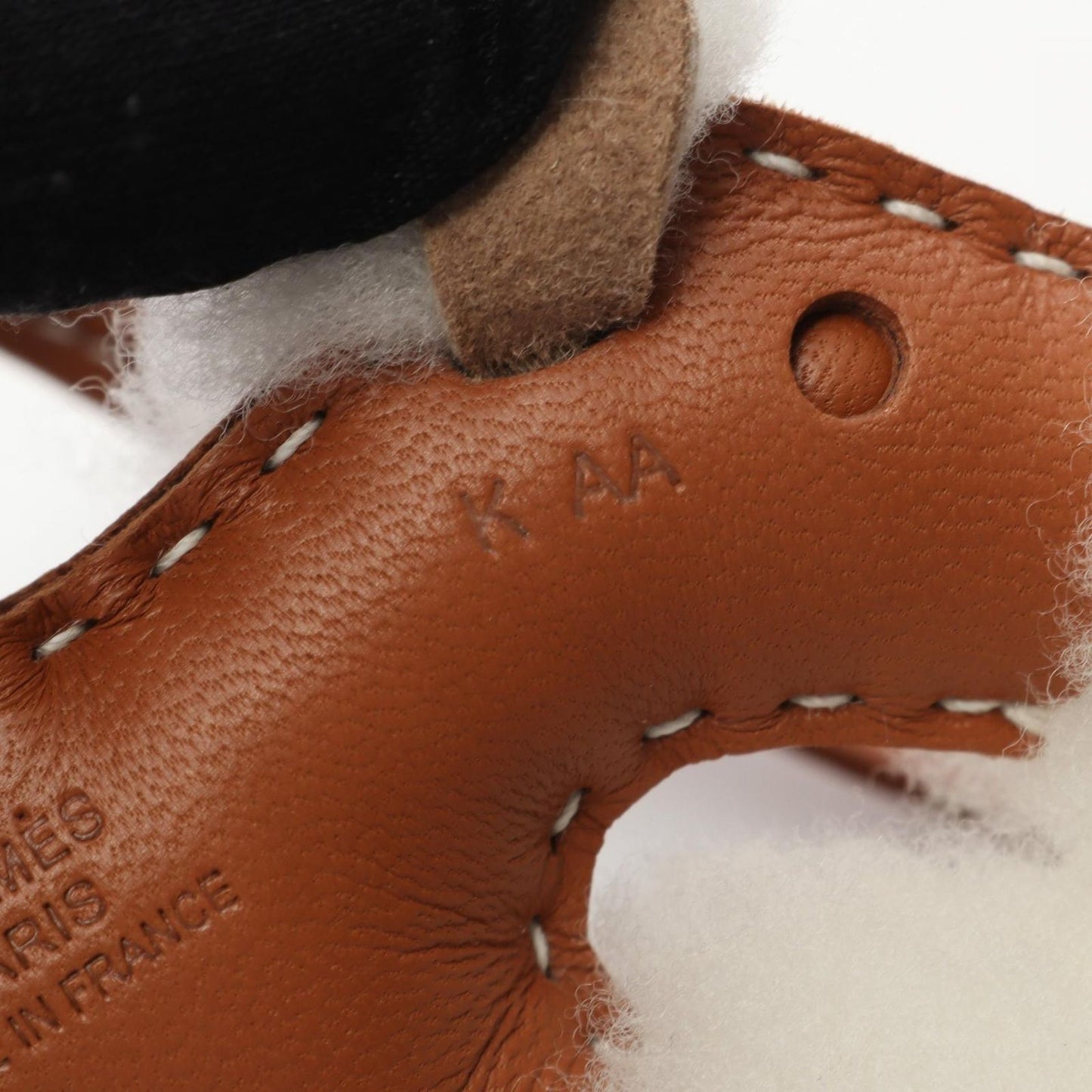 HERMES Buddy Charm in Gold Mouton - Unused Luxury Accessory