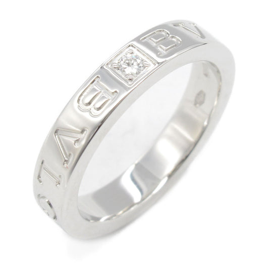 BVLGARI B-zero1 Diamond Ring in 18K White Gold - Unisex Elegance