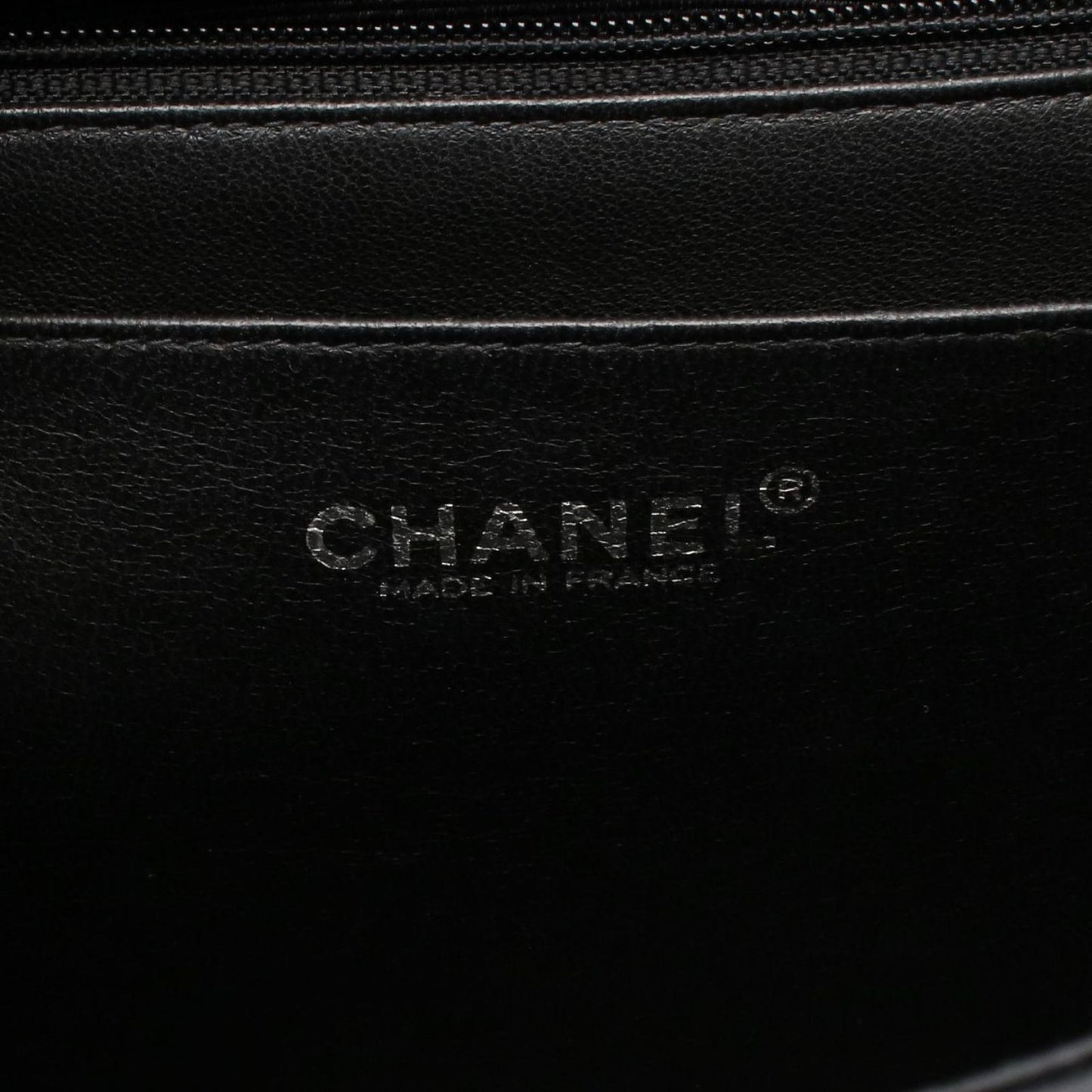 CHANEL Matelassé 30 Single Flap Shoulder Bag in Black Caviar Skin