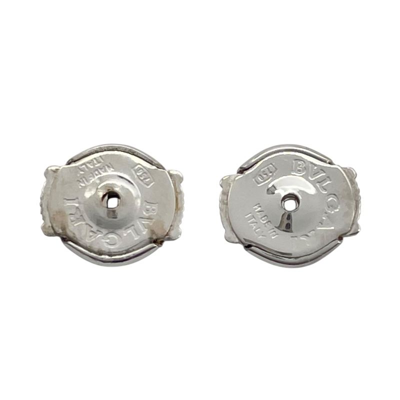 BVLGARI Optical Earrings in K18WG and Onyx - Timeless Elegance