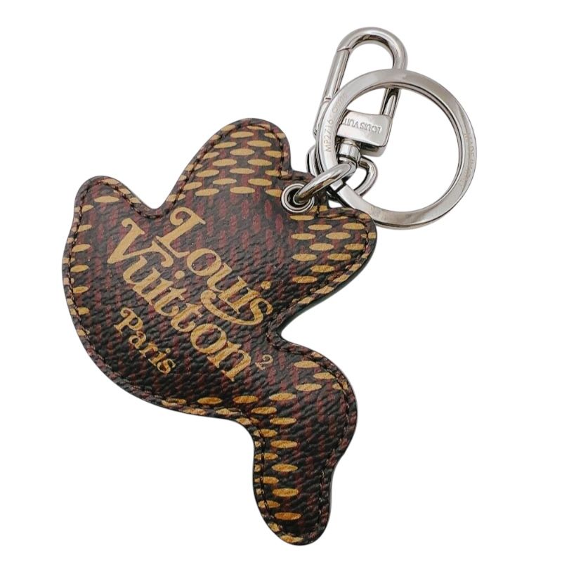 Louis Vuitton LV Made Duck Keychain - Multicolor with Silver Hardware
