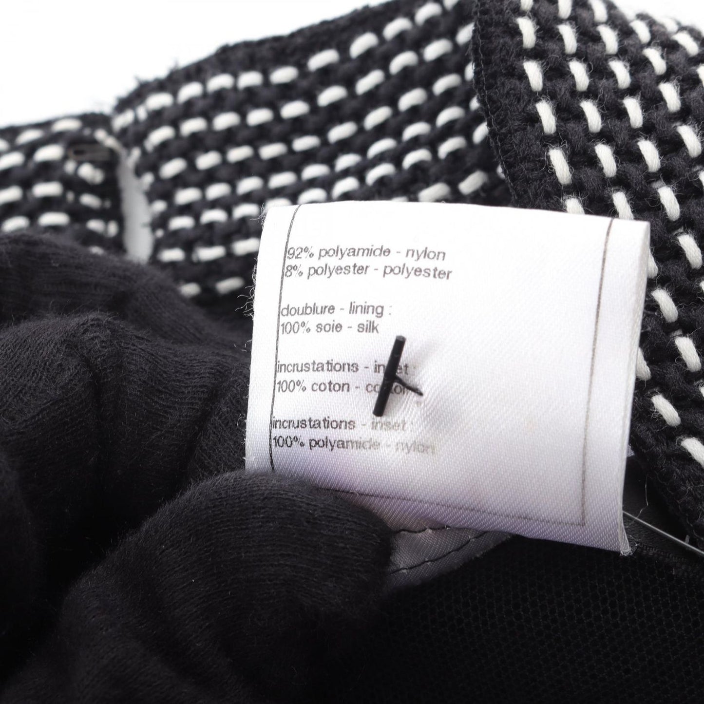 CHANEL Nylon Dress - Timeless Elegance in Black & Multicolor