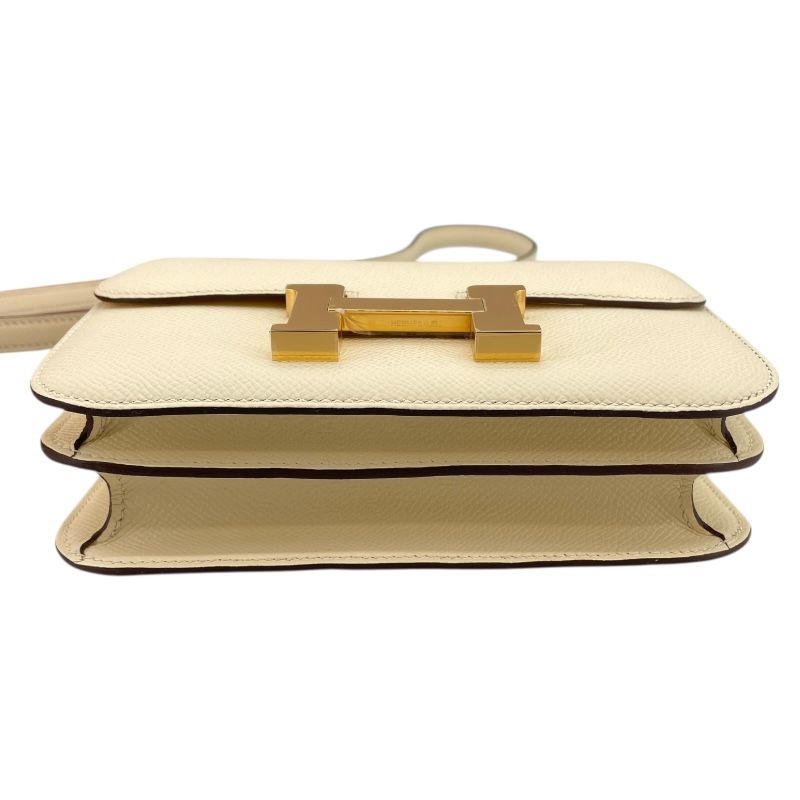 HERMES Constance 3 Mini Bag in Nat/GD Hardware - Exquisite Craftsmanship