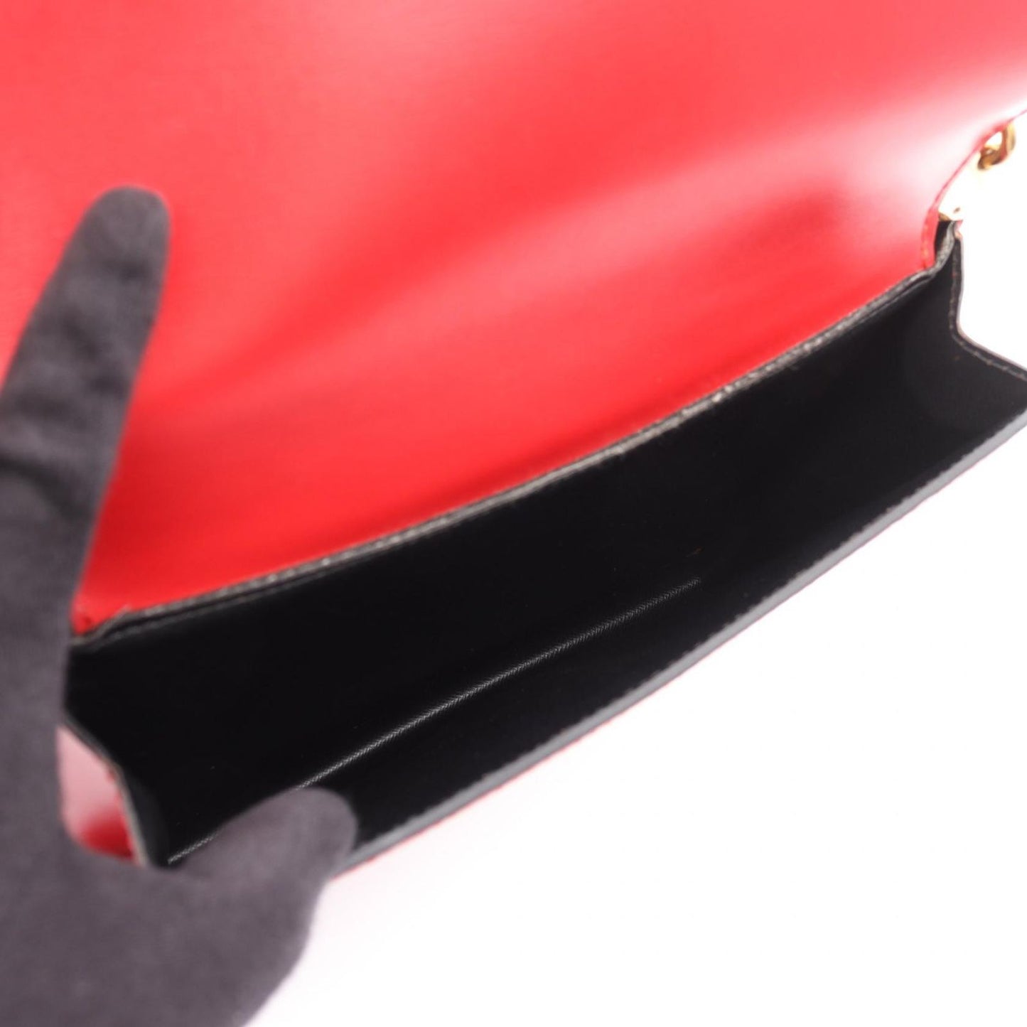 Louis Vuitton Grunel Epi Shoulder Bag in Castilian Red - Timeless Elegance