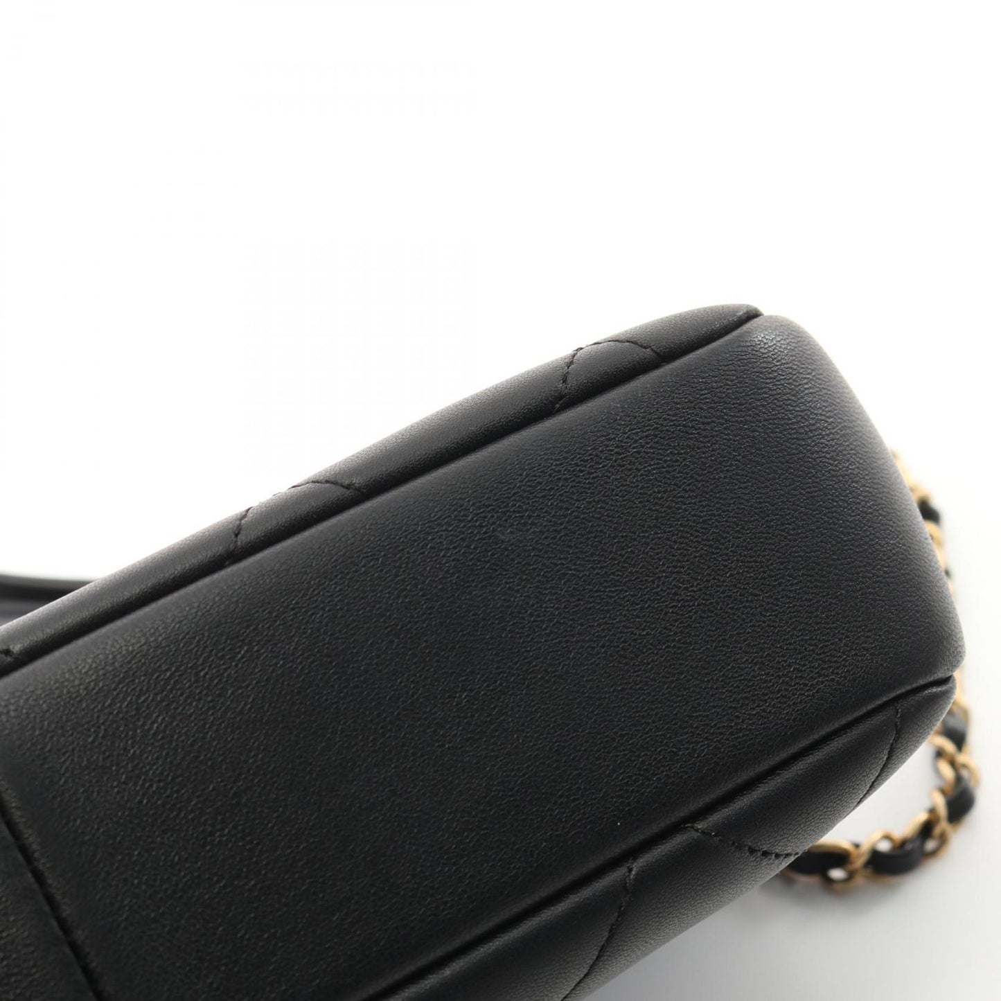 CHANEL Matelassé Shoulder Bag in Black Lambskin - Timeless Elegance