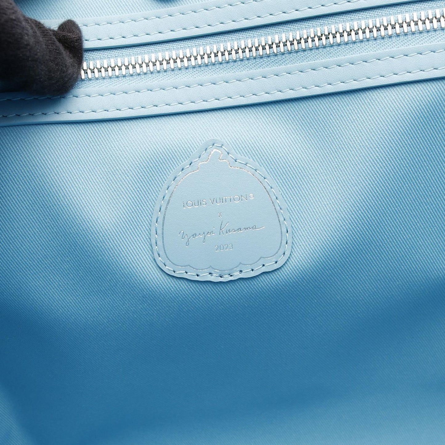 Louis Vuitton x Yayoi Kusama Weekend Tote - Exquisite Blue Leather