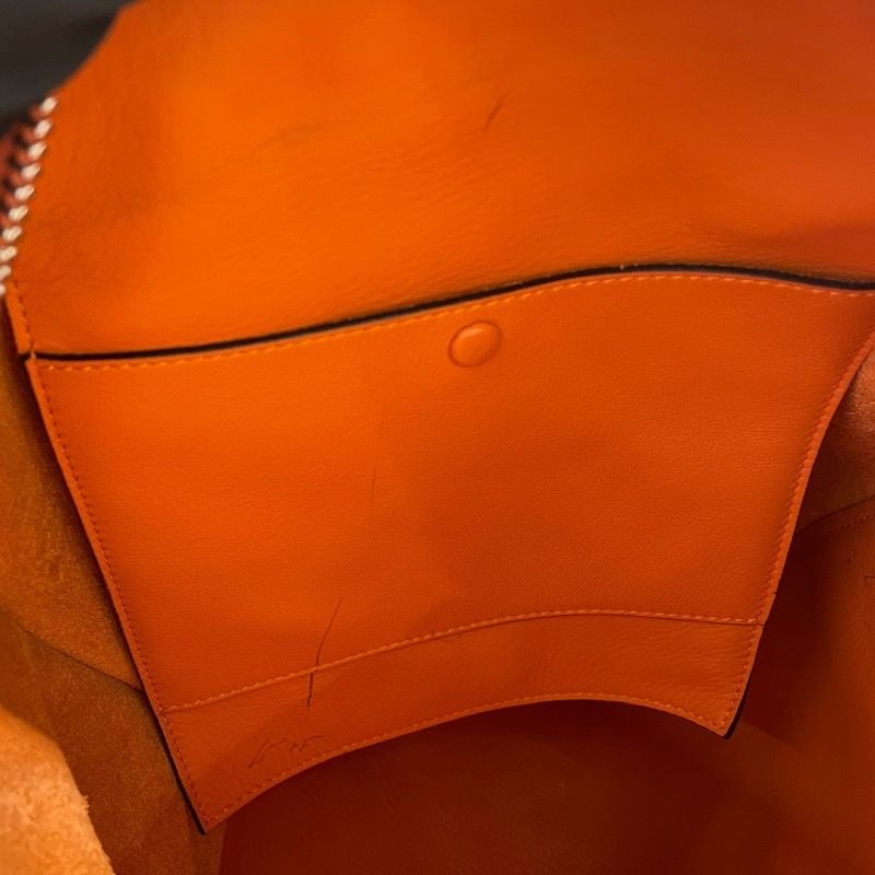 LOEWE Anton Sling Bag in Orange Leather - Exclusive Men's Body Bag