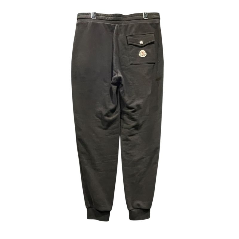 Moncler Logo Patch Sweatpants in Black - Exclusive Men's Fashion