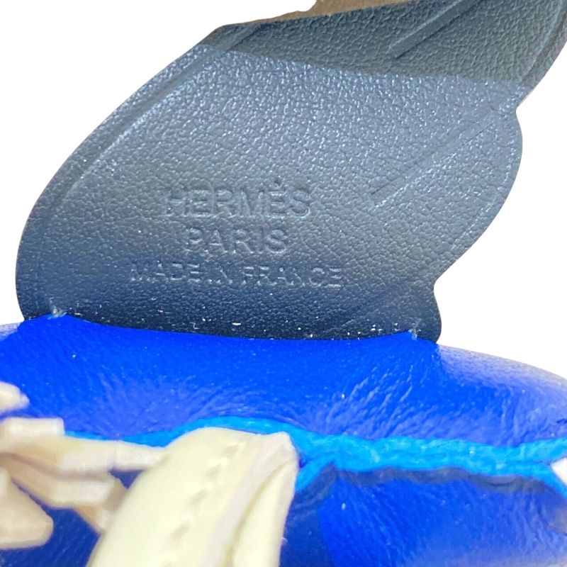 HERMES Rodeo Pegasus PM - Blue France/Black/Creme Anemone Leather