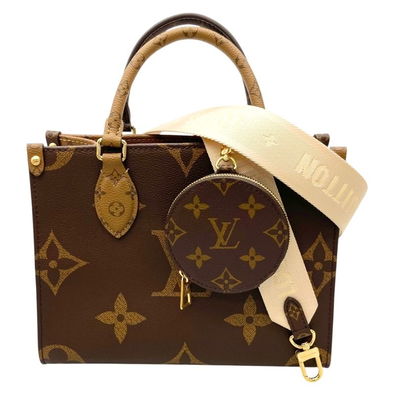 Louis Vuitton OnTheGo PM Monogram Giant Reverse Canvas Handbag