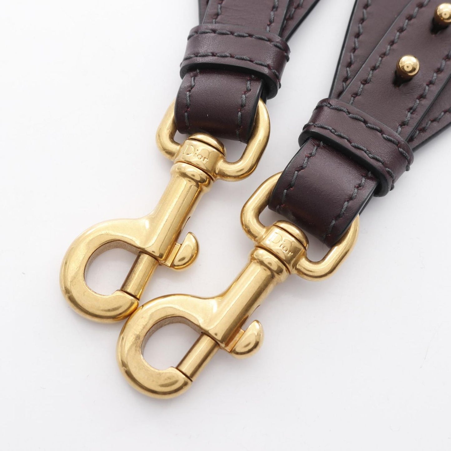 Dior Oblique Shoulder Strap in Bordeaux Canvas - Exquisite Craftsmanship
