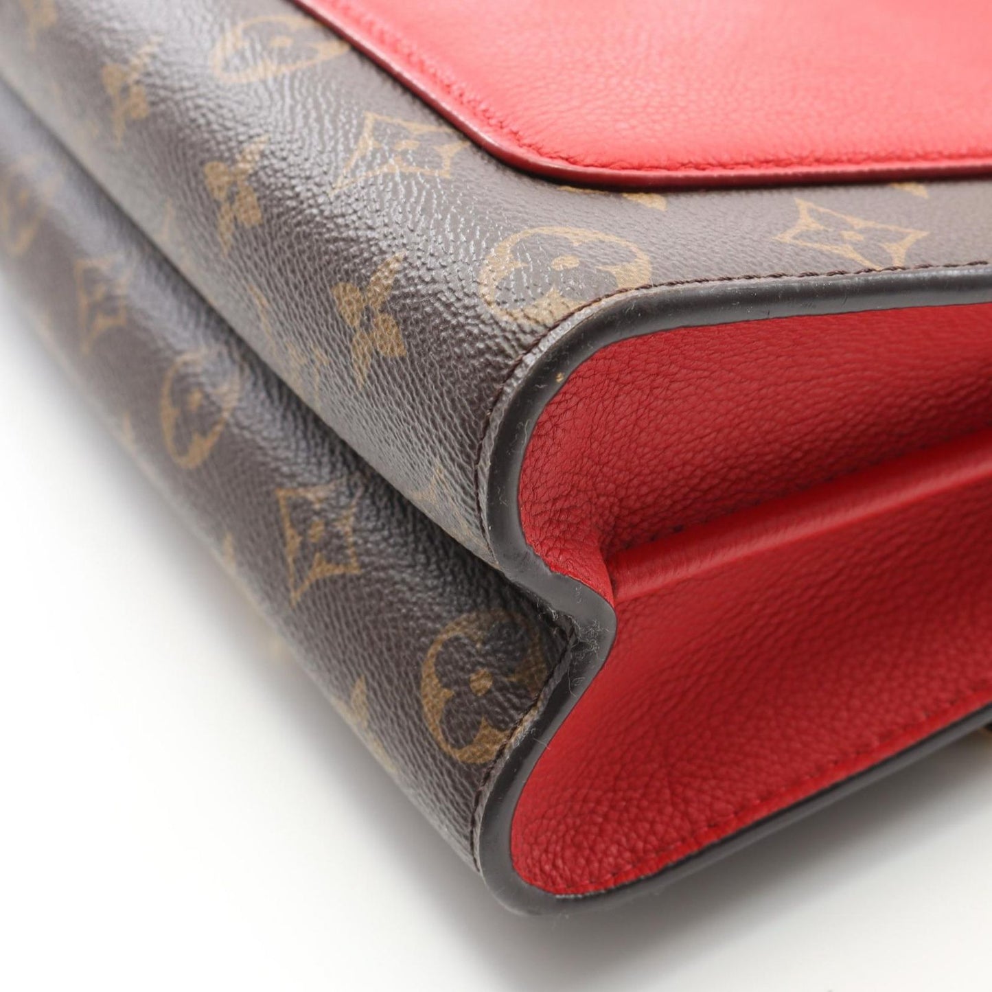 Louis Vuitton Victoire Shoulder Bag in Cherry Red Monogram Canvas