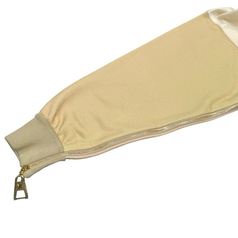 Louis Vuitton LV Circle Logo Sweatshirt Hoodie - Beige Cotton M