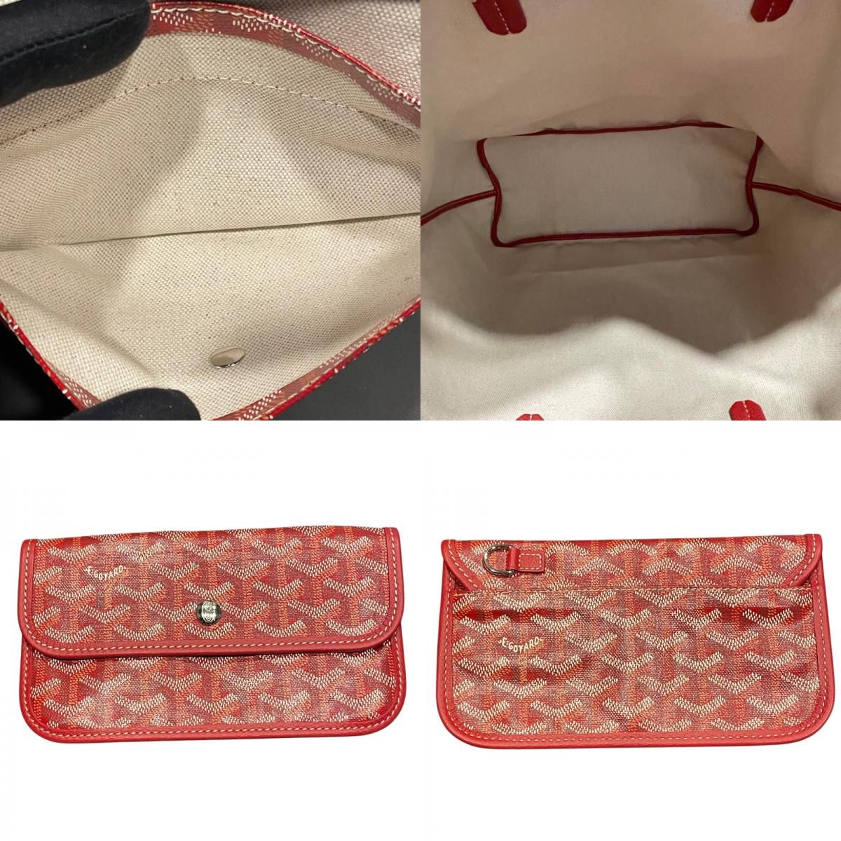 GOYARD Saint Louis PM Red Handbag - Exquisite Craftsmanship