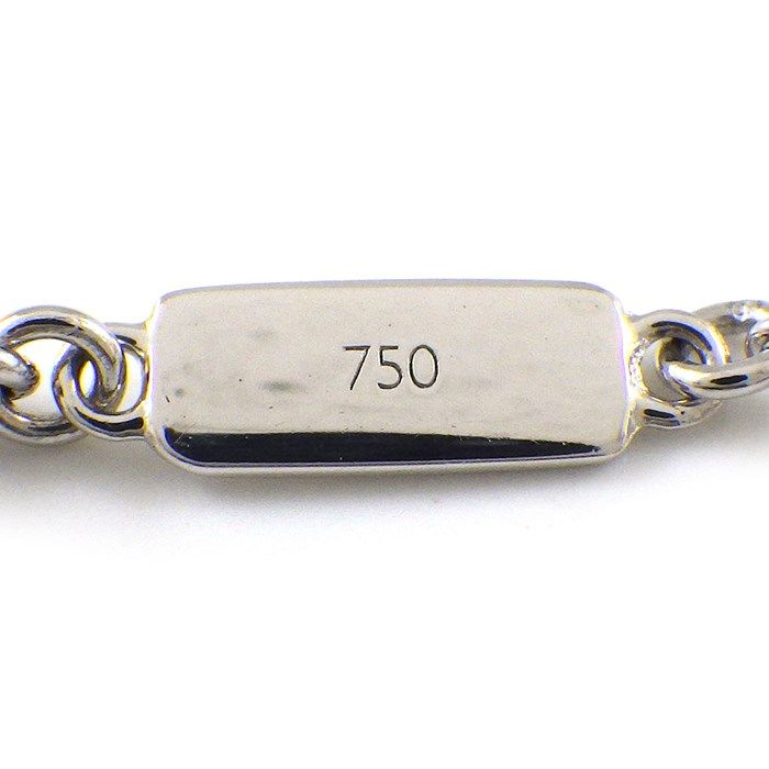 TASAKI Coral Motif Diamond Necklace in K18 White Gold