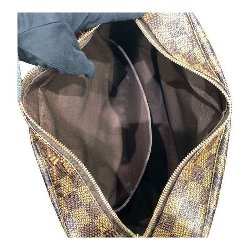 Louis Vuitton Naviglio N45255 Brown Damier Canvas Unisex Shoulder Bag
