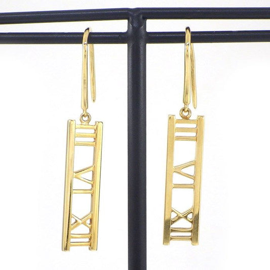 Tiffany & Co. Atlas Bar Hook Earrings in 18K Yellow Gold