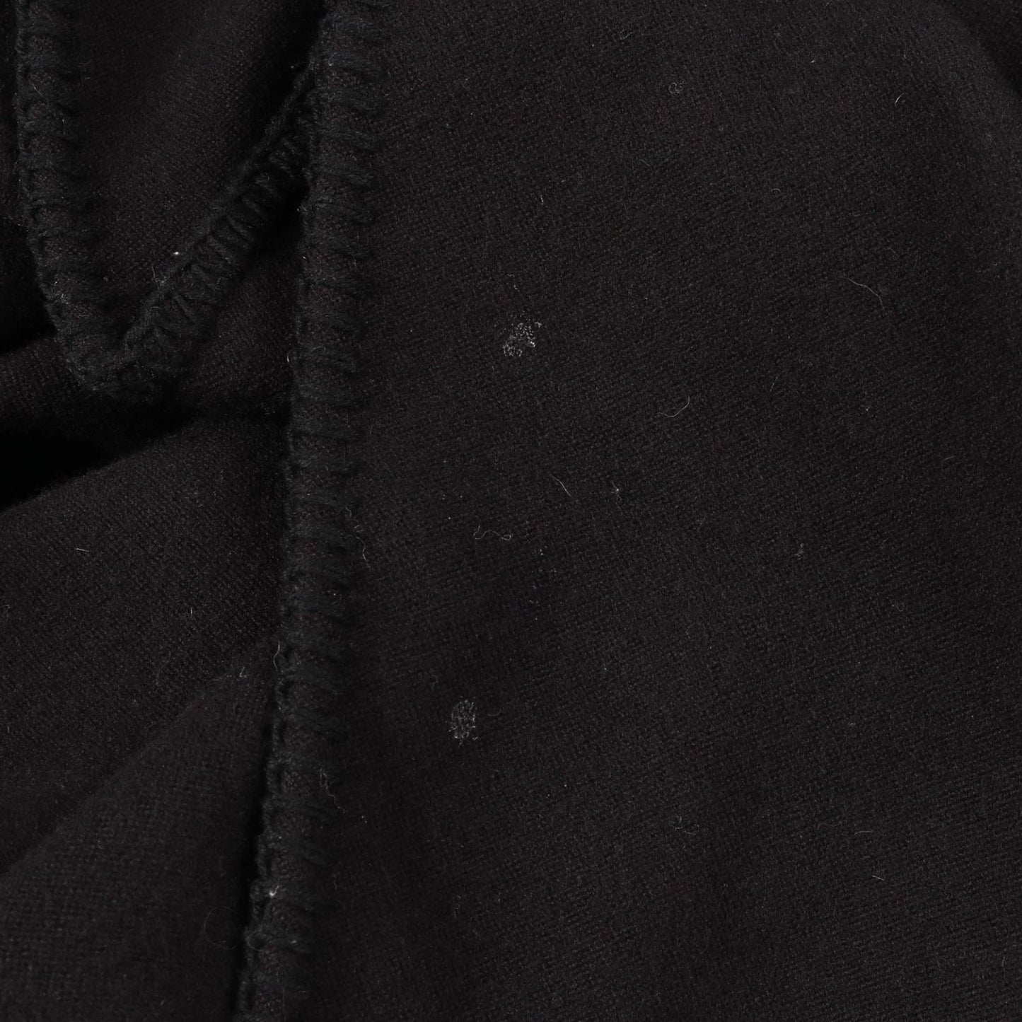 MONCLER Black Wool-Nylon Cape - Timeless Elegance