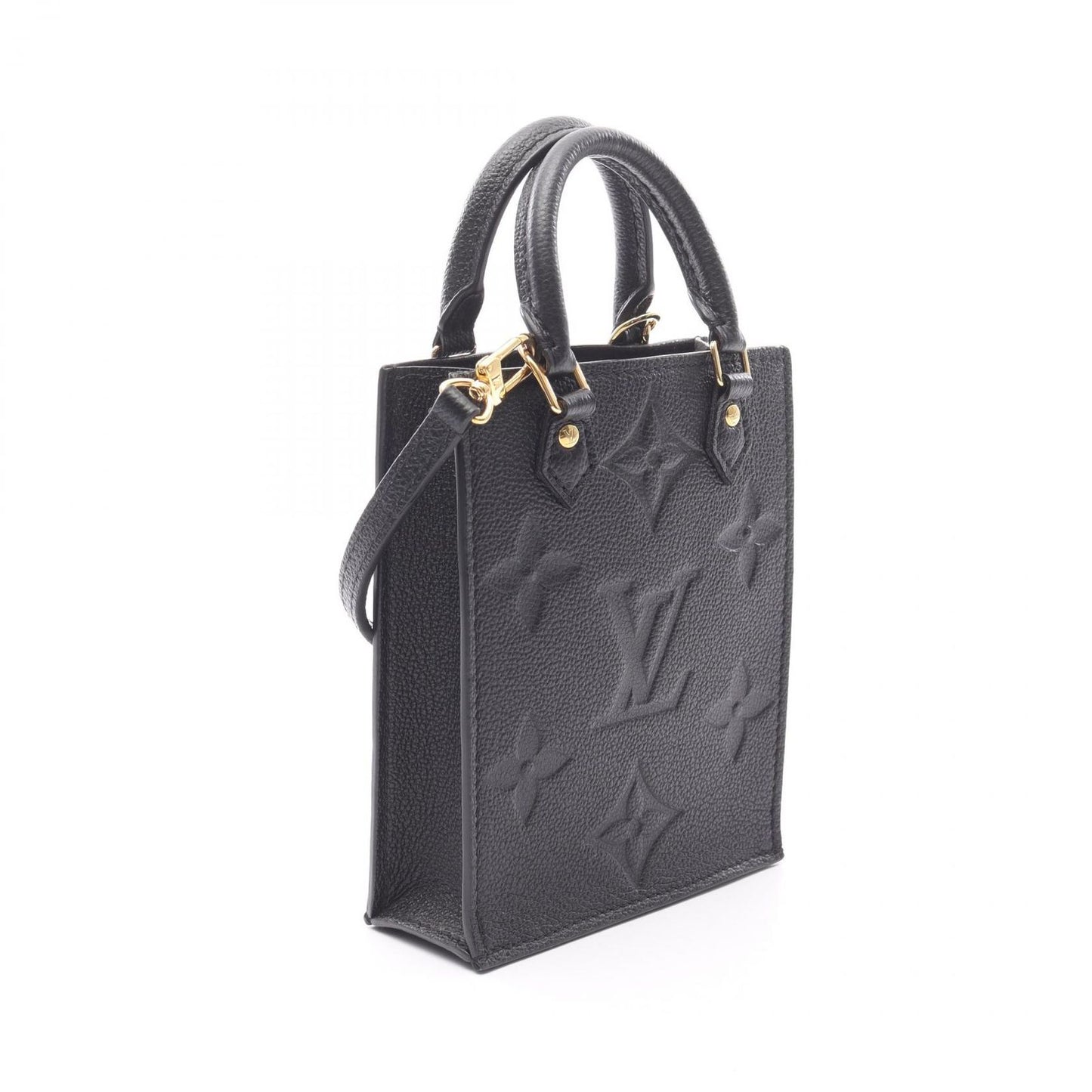 Louis Vuitton Petite Sac Plat Handbag - Noir Monogram Leather