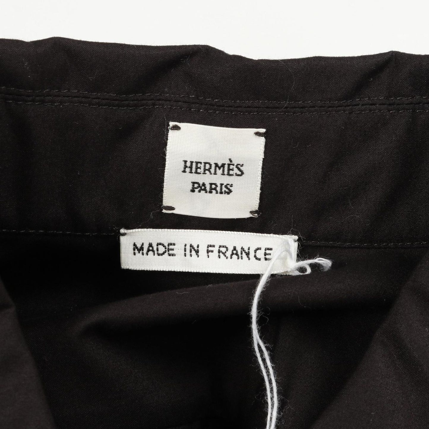 HERMES Black Cotton Carreche Dress - Timeless Elegance
