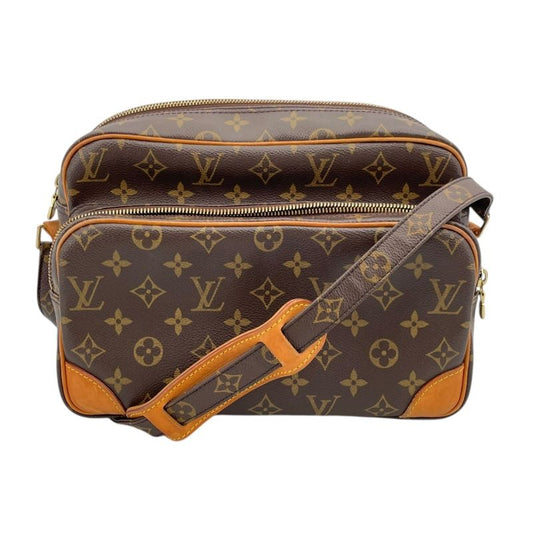 Louis Vuitton Nile M45244 Monogram Canvas Shoulder Bag - Brown
