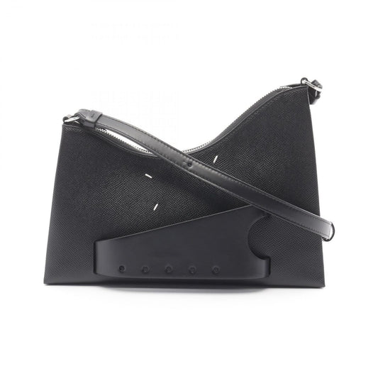 Maison Margiela Snatched Hobo Shoulder Bag - Black Leather