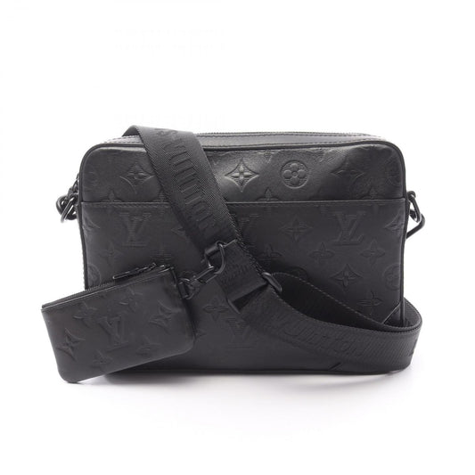 Louis Vuitton Duo Messenger Bag in Noir Leather - Timeless Elegance