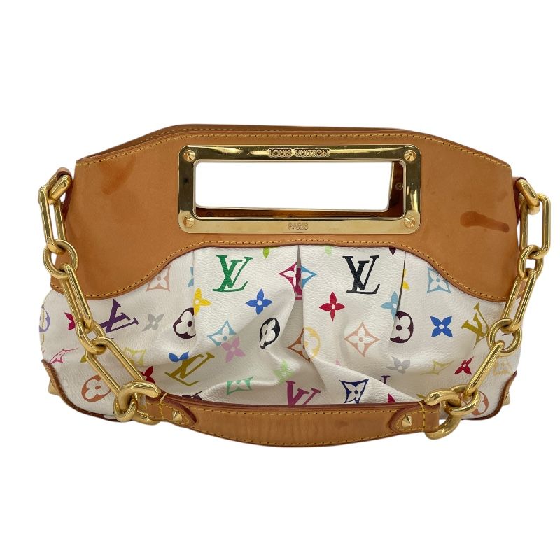 Louis Vuitton Judy MM Monogram Multicolor White Shoulder Bag
