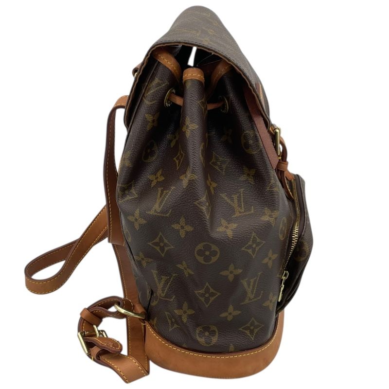 Louis Vuitton Monogram Montsouris MM Backpack - Brown Canvas