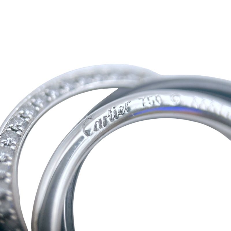 Cartier Trinity Necklace K18WG, Ceramic & Diamond - Exquisite Elegance