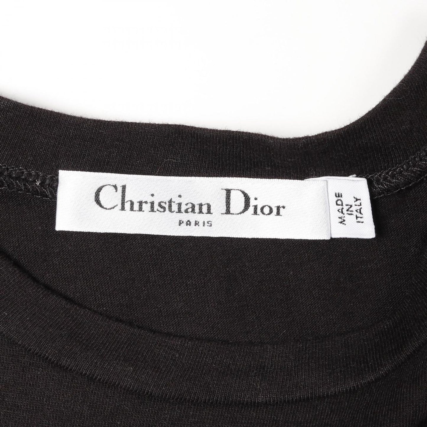 Dior Cotton T-Shirt - Elegant Black XS - Timeless Luxury