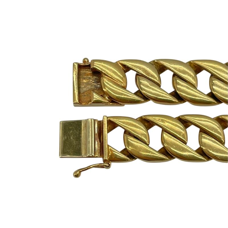 Exquisite K18 Yellow Gold Bracelet - Unisex Luxury Jewelry