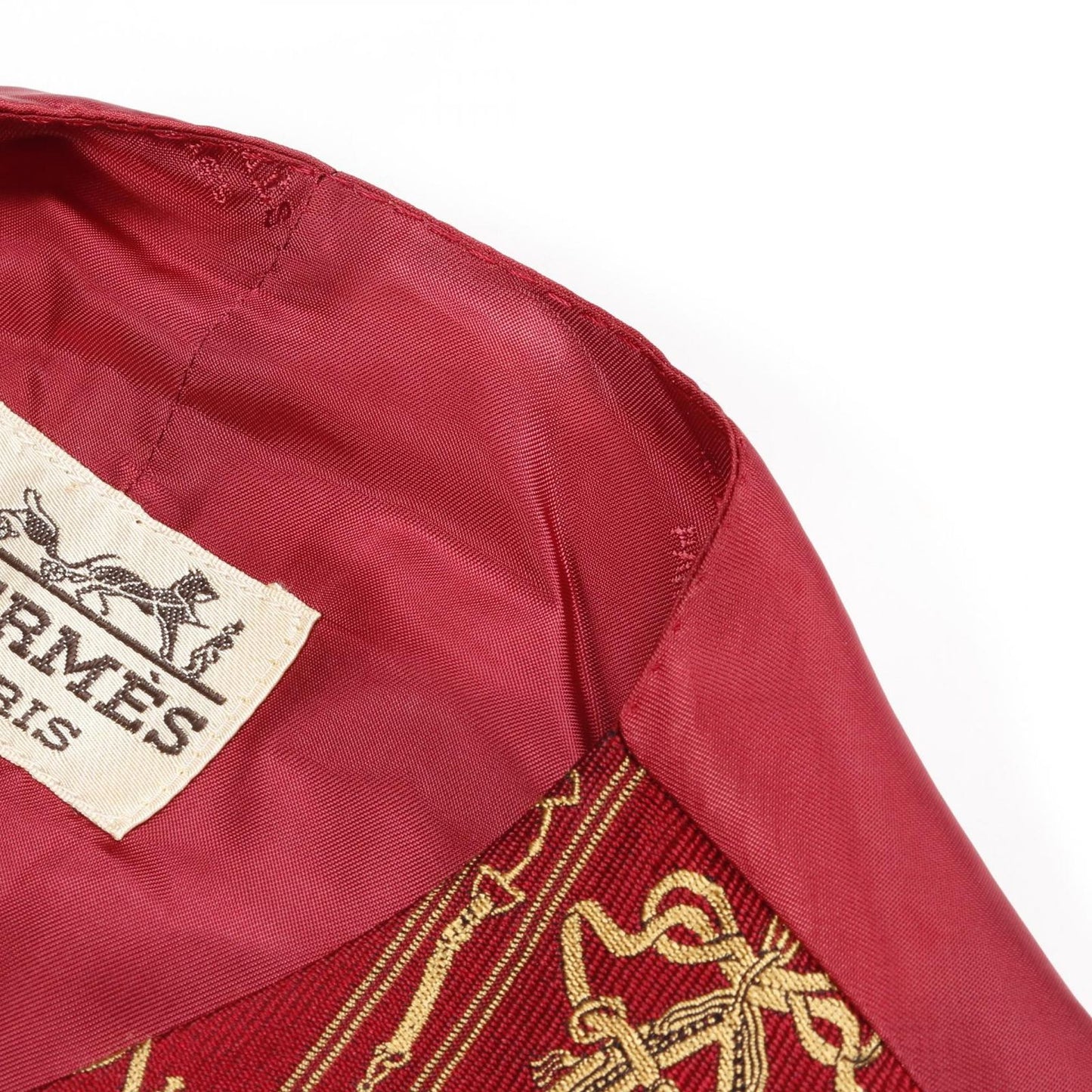 HERMES Silk Vest for Men - Exquisite Red Elegance