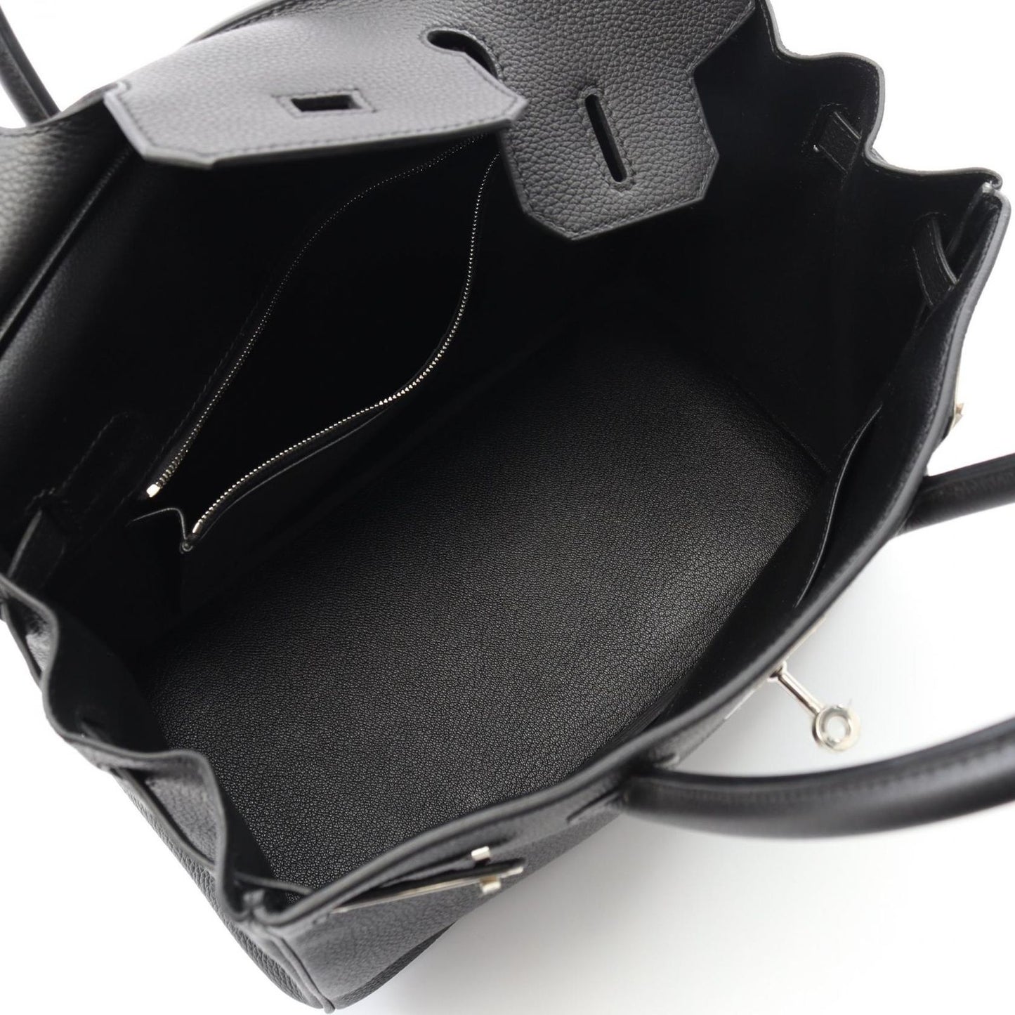 HERMES Birkin 30 Handbag in Black - Timeless Elegance