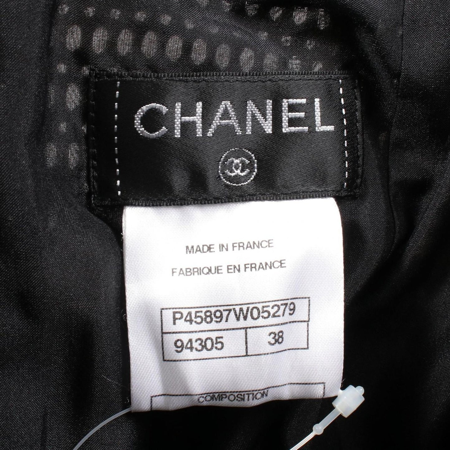 CHANEL Black & Beige Fabric Skirt - Timeless Elegance