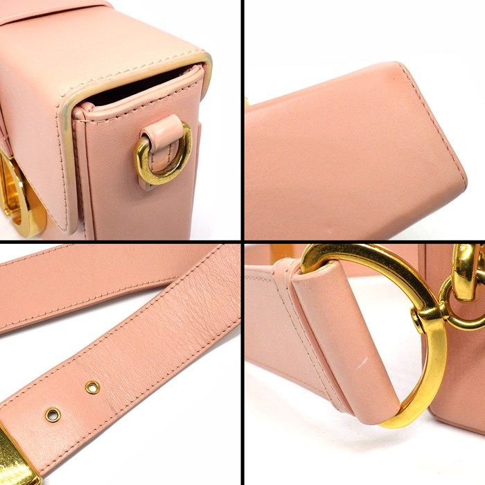 Dior 30 Montaigne Box Micro Shoulder Bag in Rose Devan