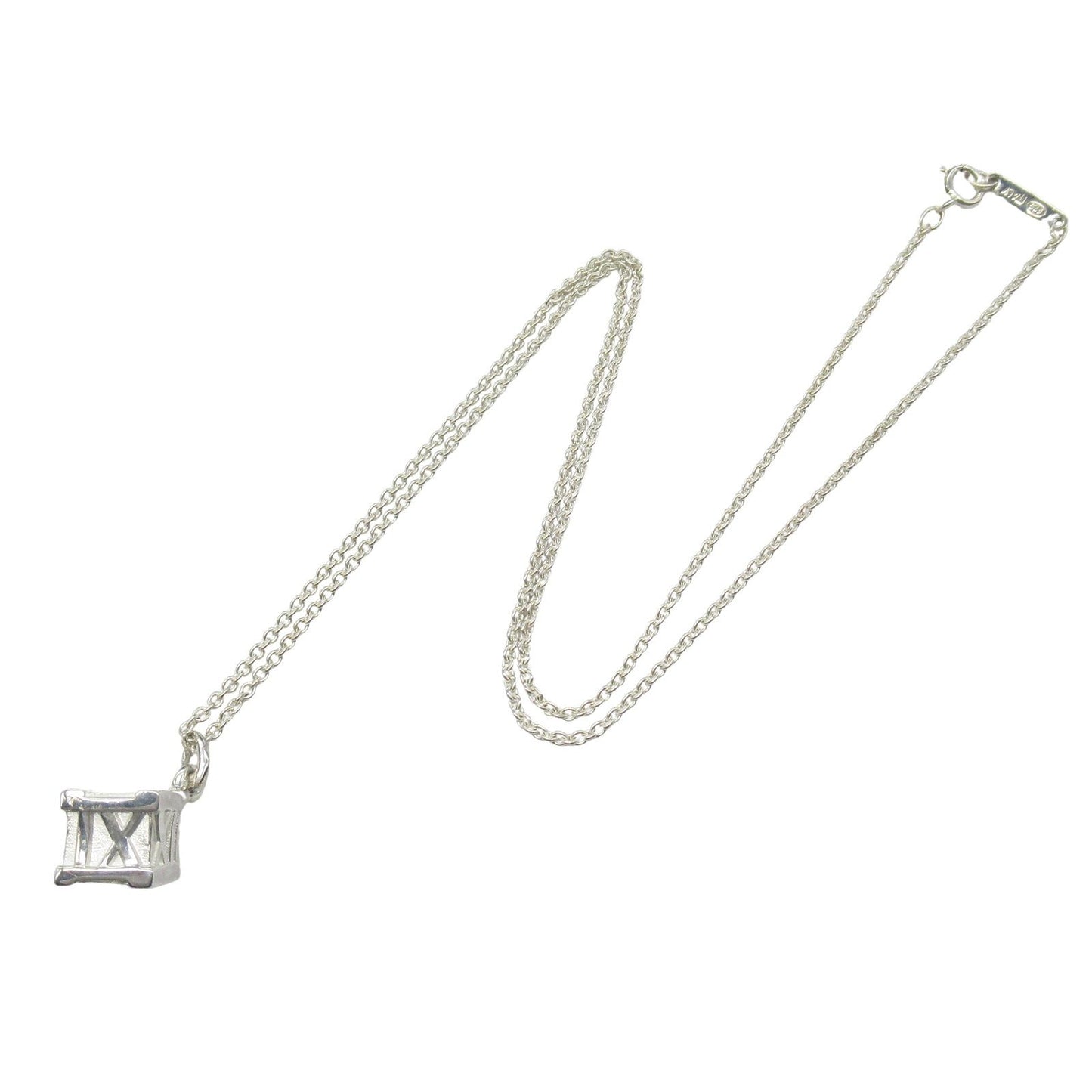 TIFFANY & CO Atlas Cube Necklace in Silver 925 - Exquisite Elegance