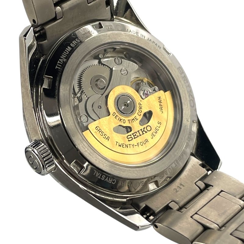 SEIKO Presage SARX117 Black Titanium Automatic Men's Watch