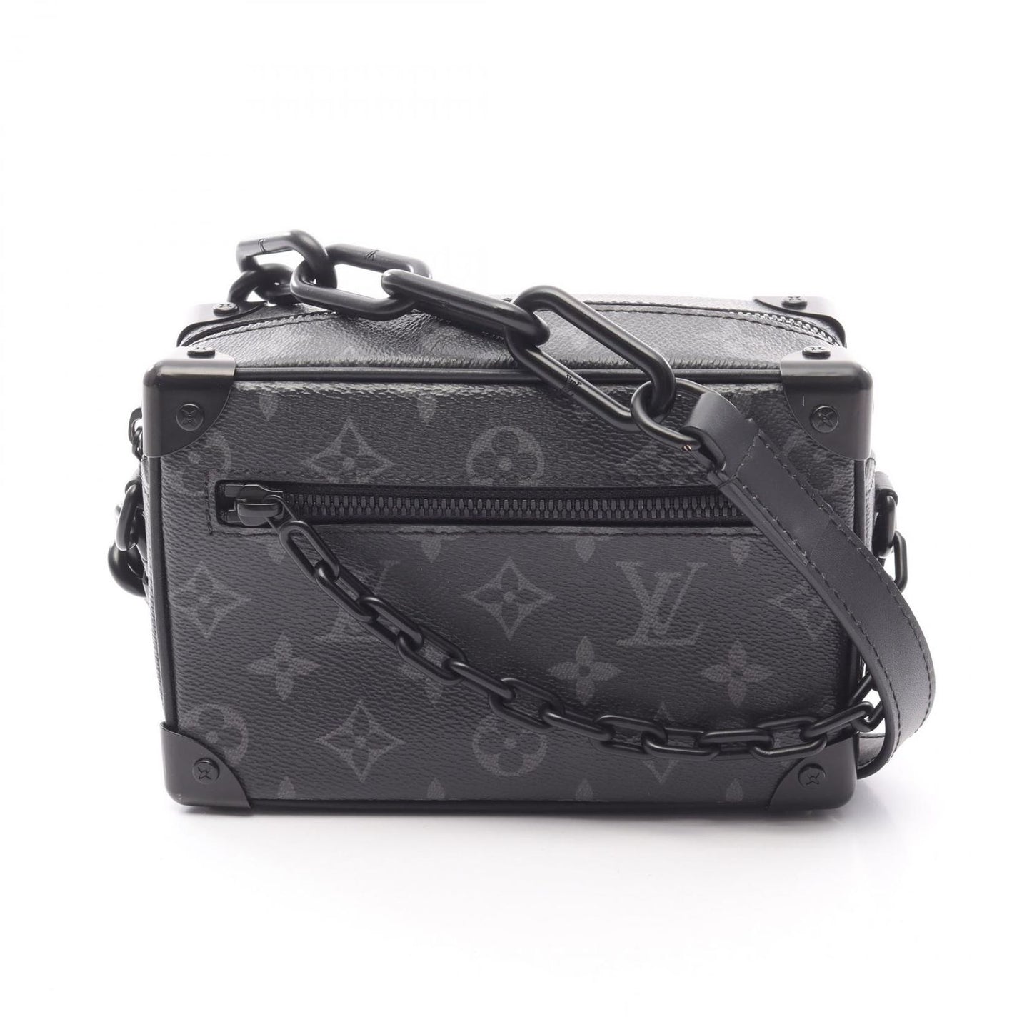Louis Vuitton Mini Soft Trunk Shoulder Bag - Black Monogram Eclipse