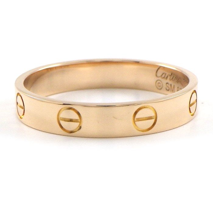 Cartier Love Ring Small Model SM in K18 Pink Gold - Size 17.5