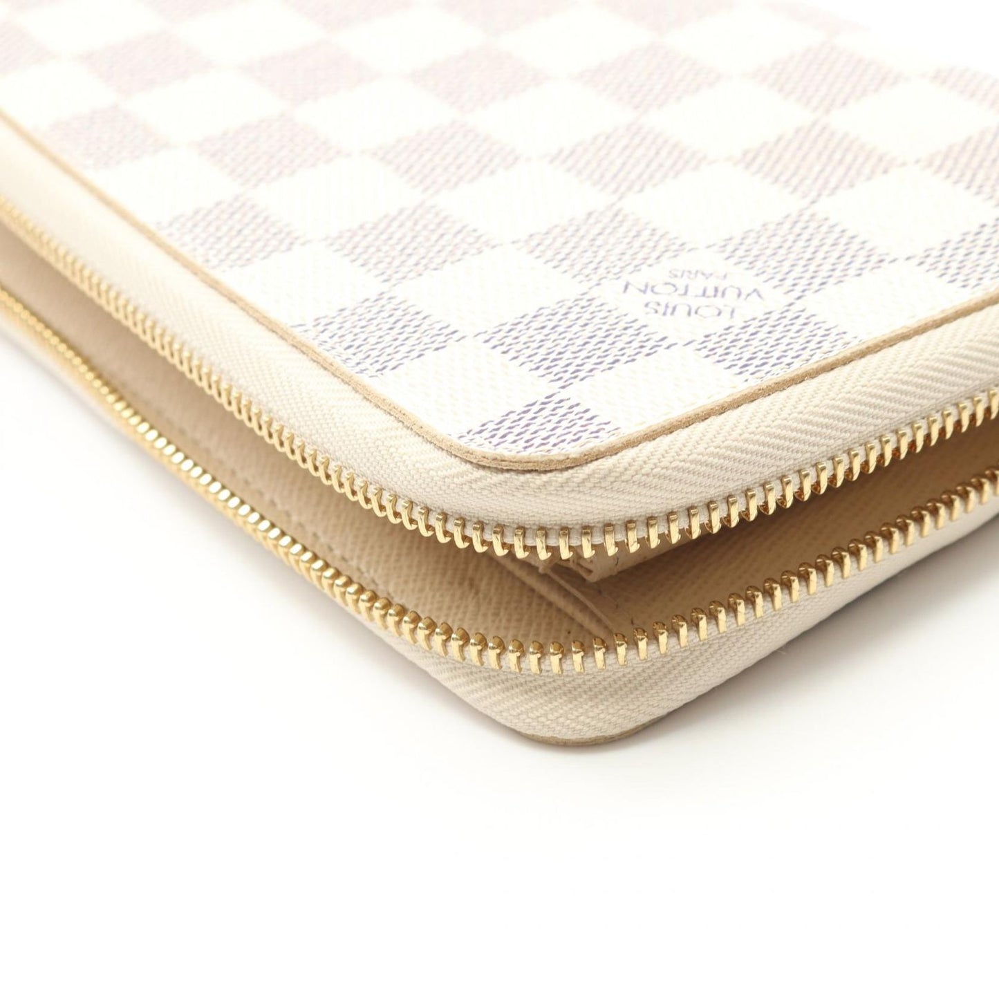 Louis Vuitton Zippy Organizer Wallet in Damier Azur Canvas