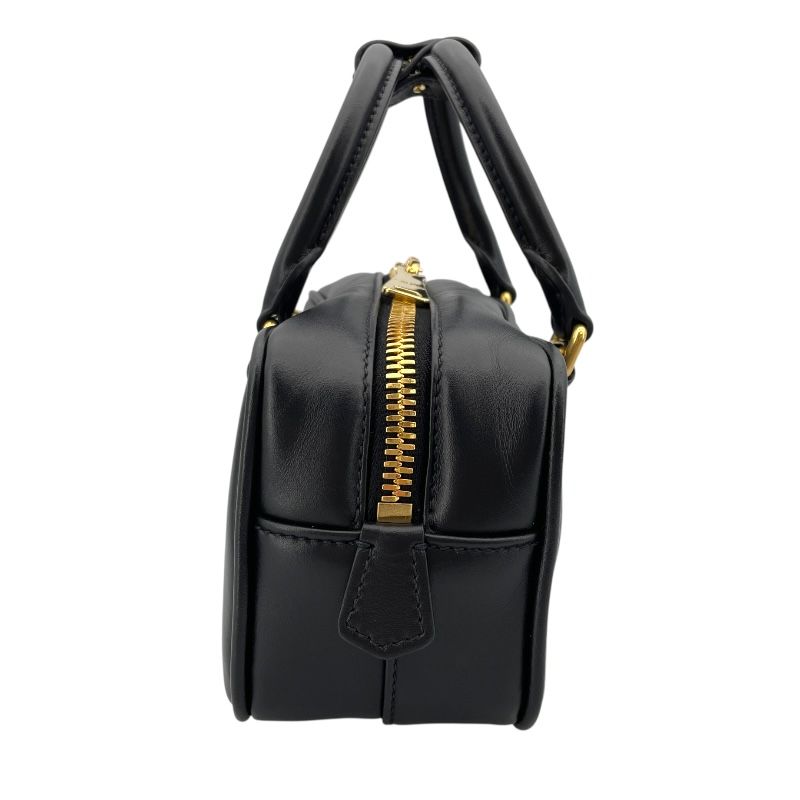 Miu Miu Arcadia Leather Mini Bag - Black - Exquisite Craftsmanship