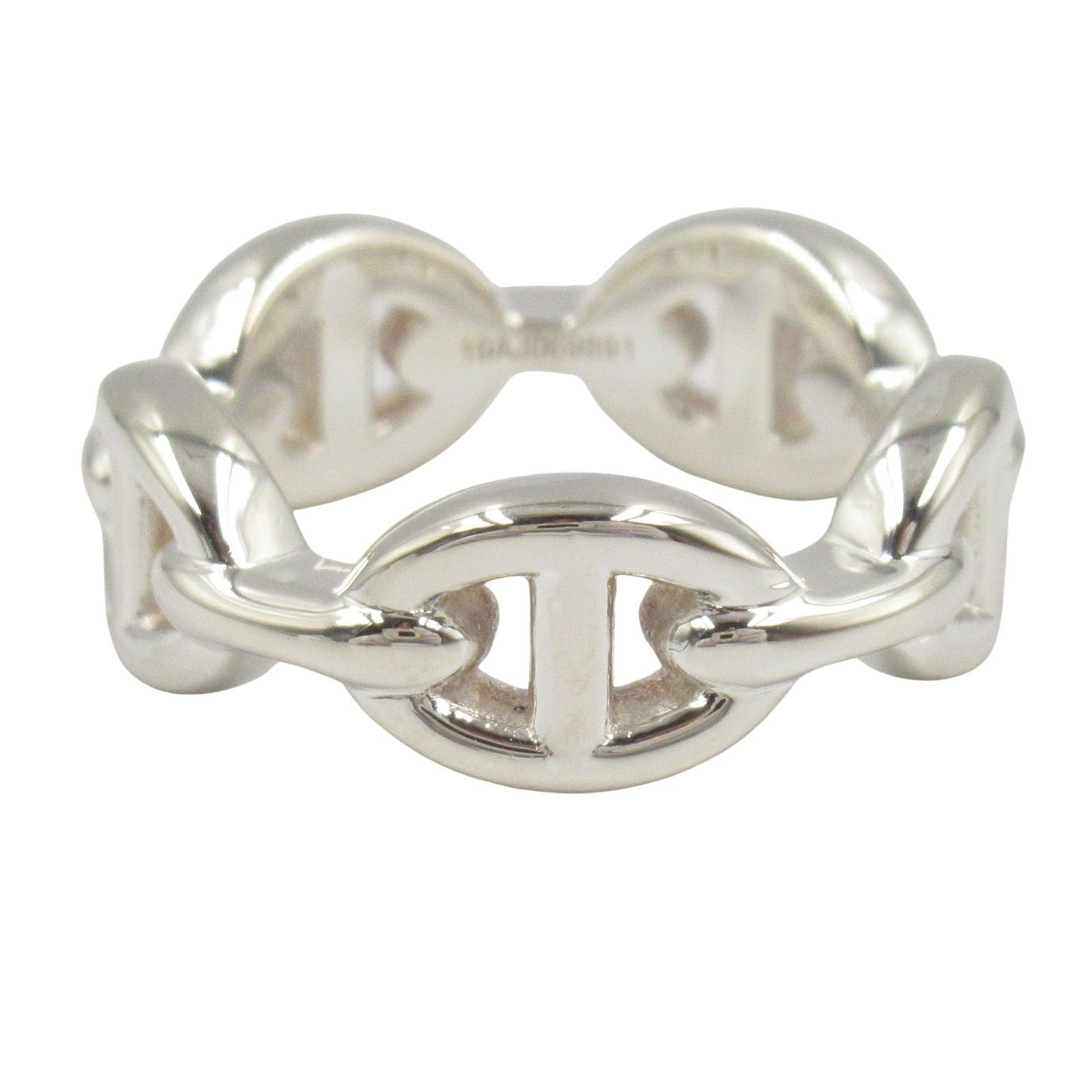 HERMES Chaine d'Ancre Ring in Silver 925 - Timeless Elegance
